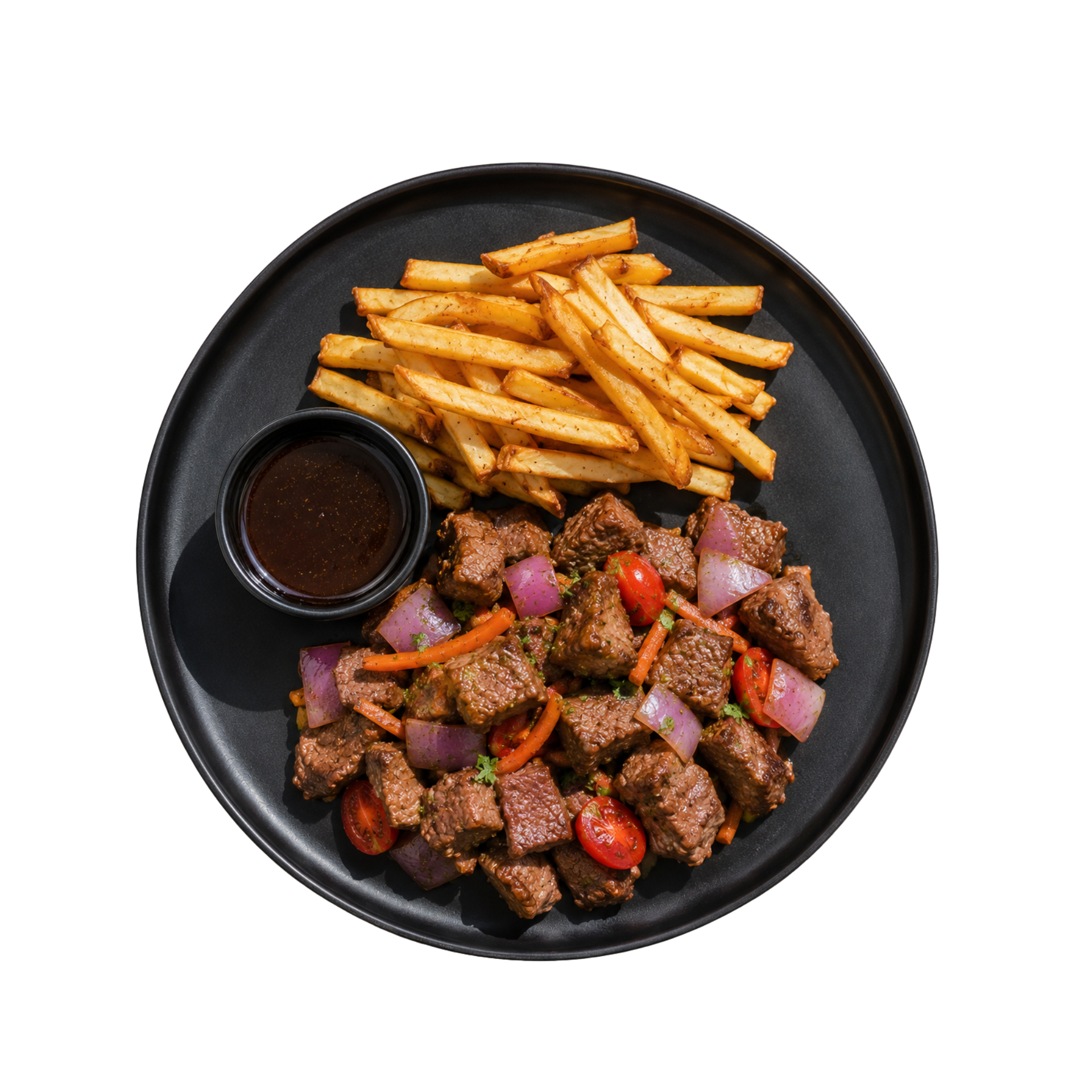 Lomo Hook Saltado (Hook-Style Peruvian Stir-Fried Beef)