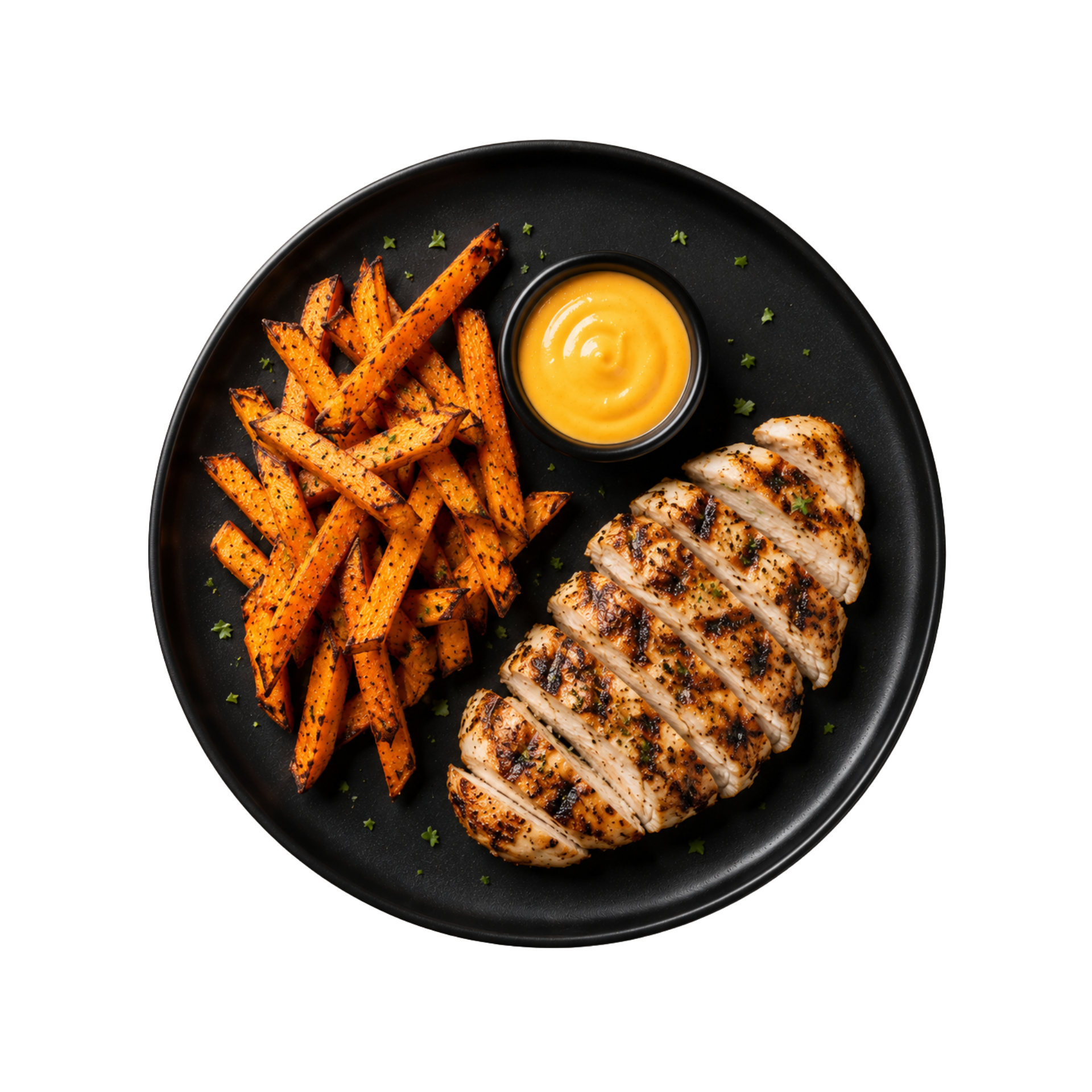 Chuleta de Chancho al Grill + Papas Crocantes  (Grilled Pork Chop + Crispy Potatoes)