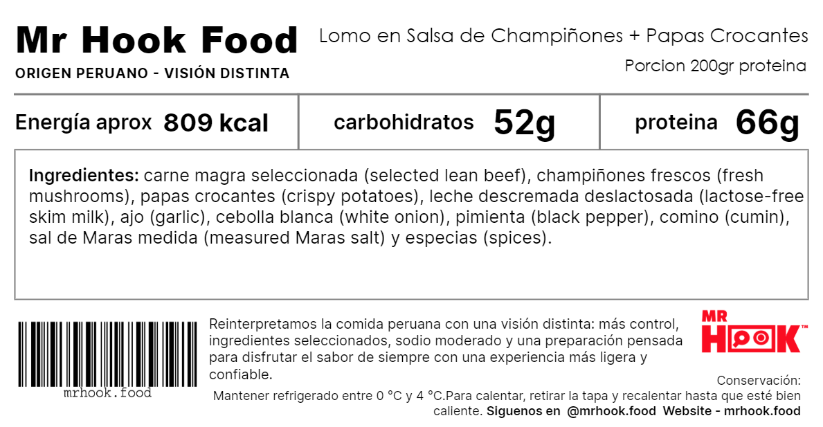 Lomo en Salsa de Champiñones + Papas Crocantes (Lean Beef in Creamy Mushroom Sauce + Crispy Potatoes) #4