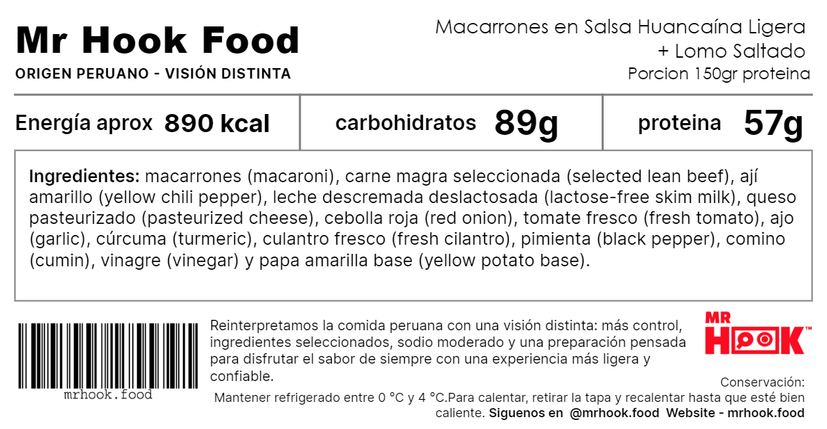Macarrones en Salsa Huancaína Ligera + Lomo Saltado (Macaroni in Light Huancaína Sauce + Peruvian Stir-Fried Beef) #3