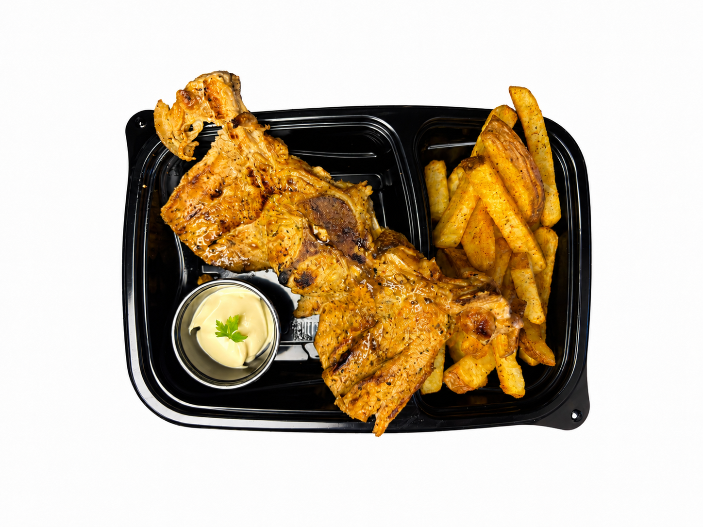 Chuleta de Chancho al Grill + Papas Crocantes (Grilled Pork Chop + Crispy Potatoes)